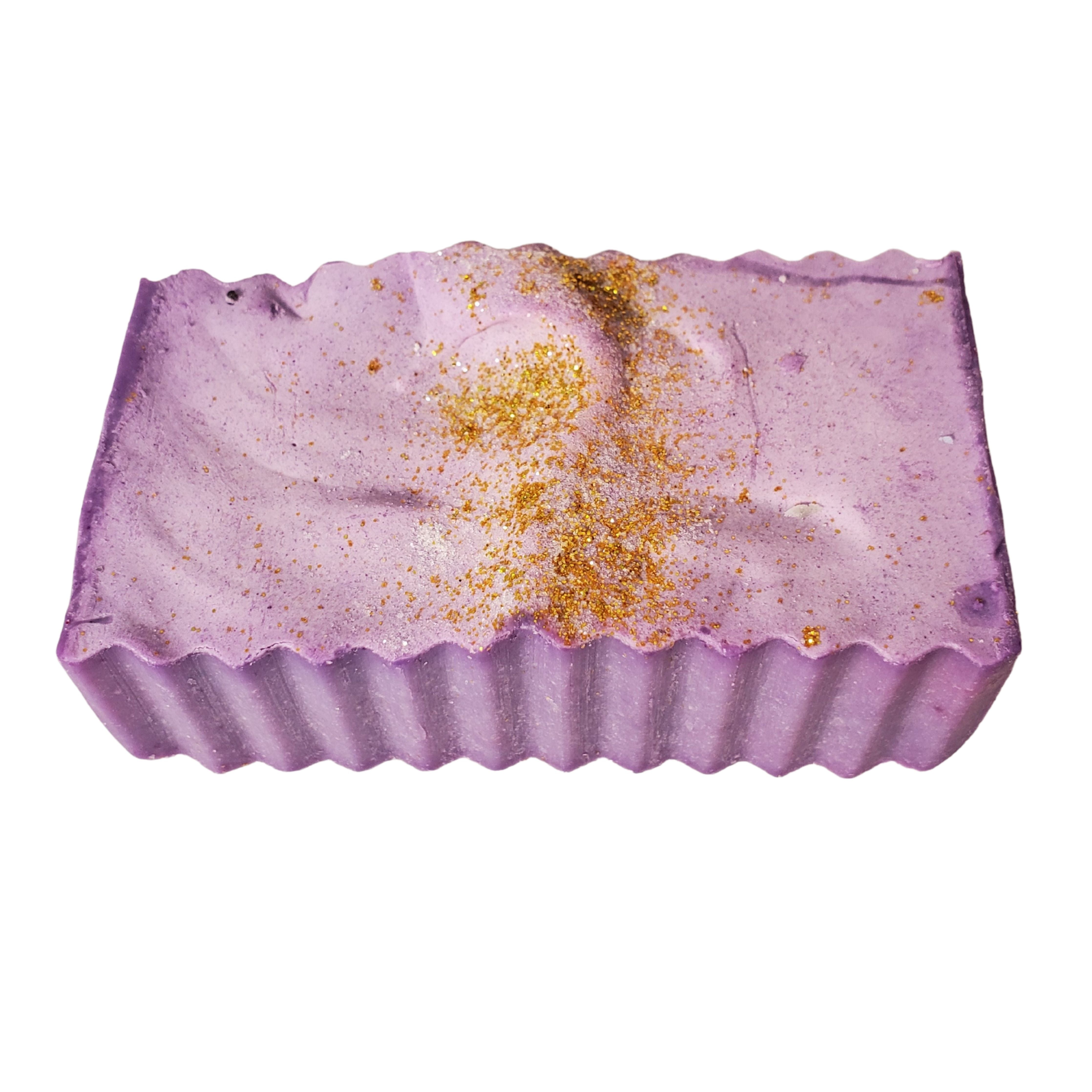 Enchanting Purple Coconut Almond Soap Bar