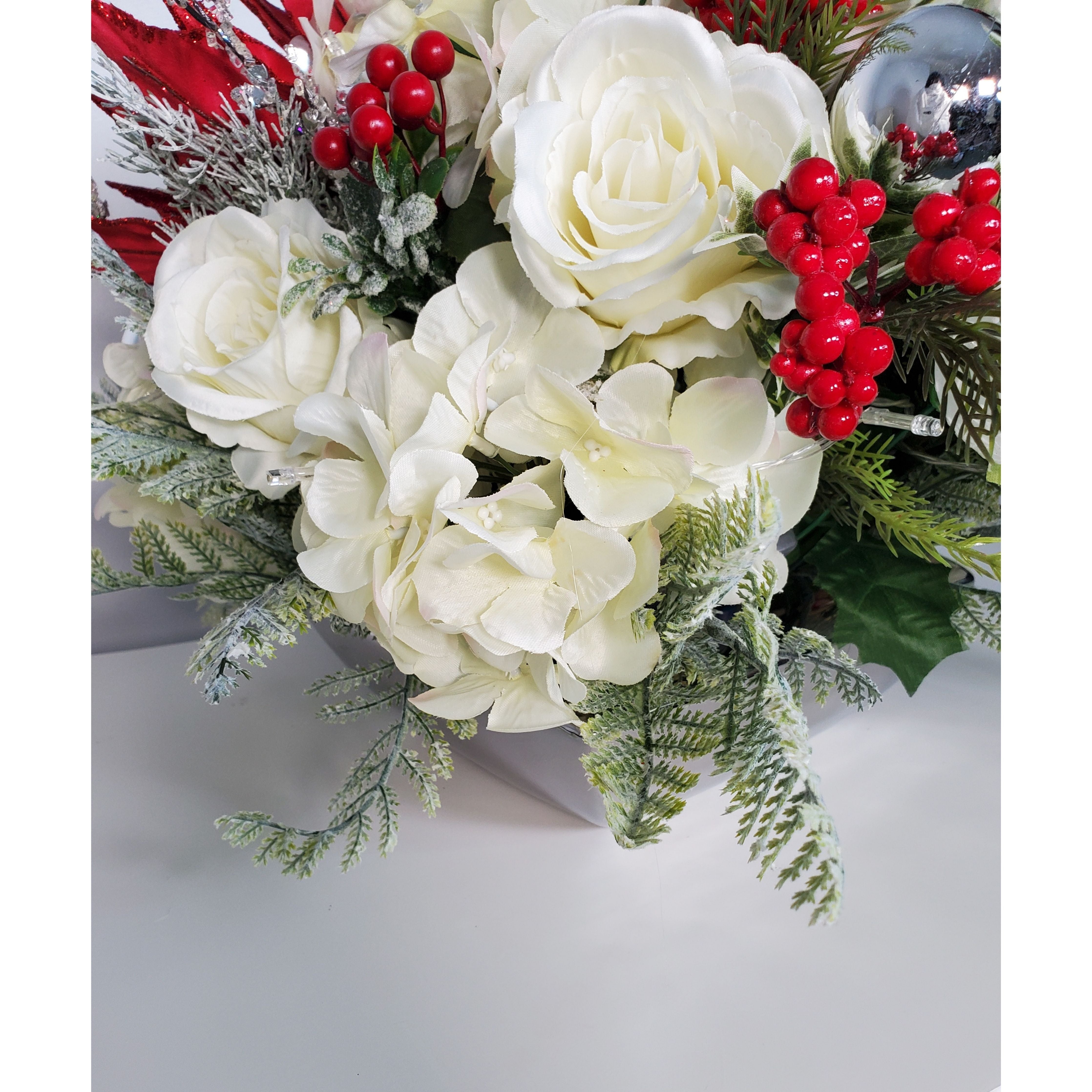 Winter Artificial Flower Arrangement