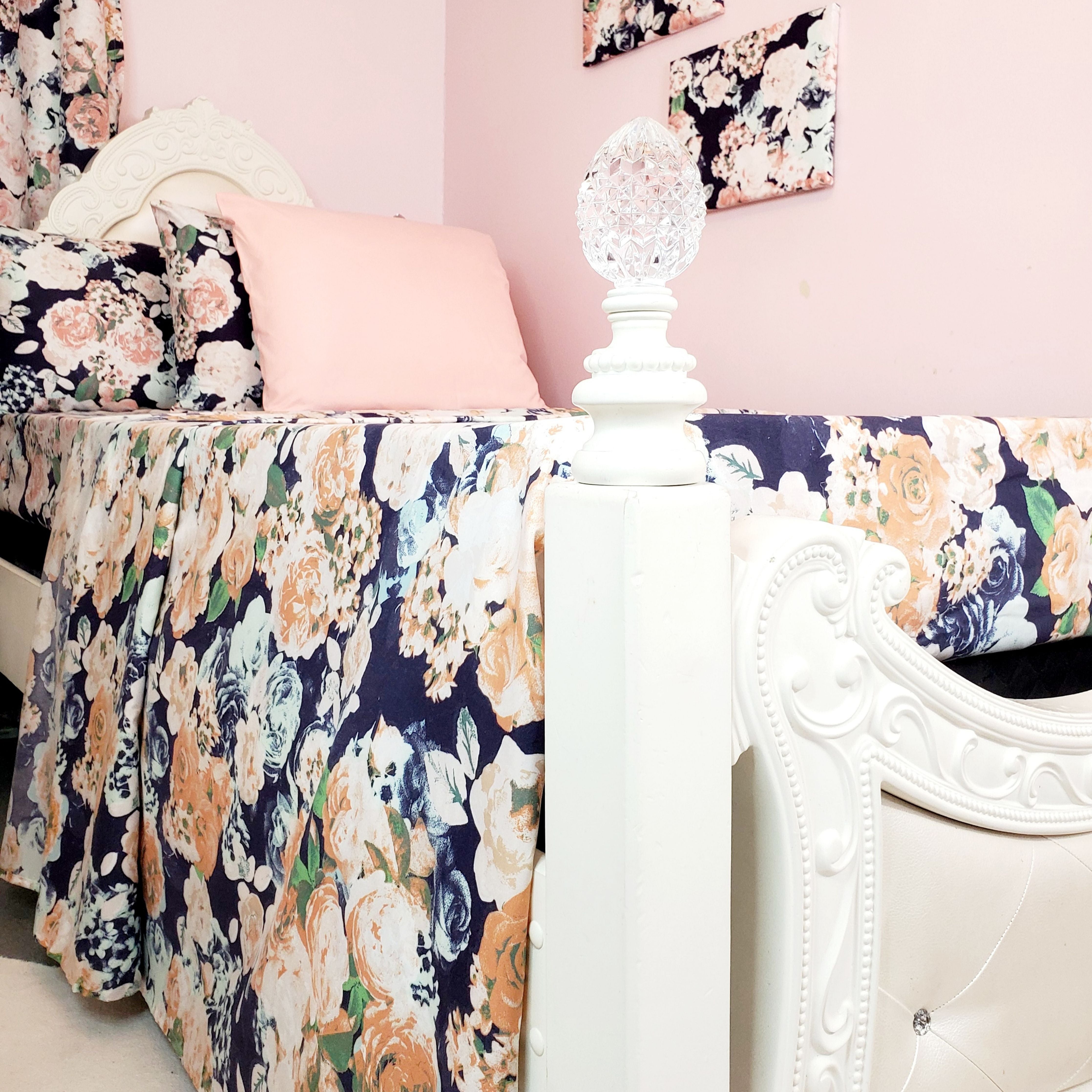 Floral Print Full Size Bedroom Set