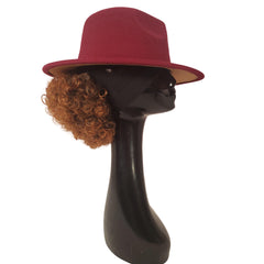 Brown Curly Afro Bun Ponytail Cap - Samarlie