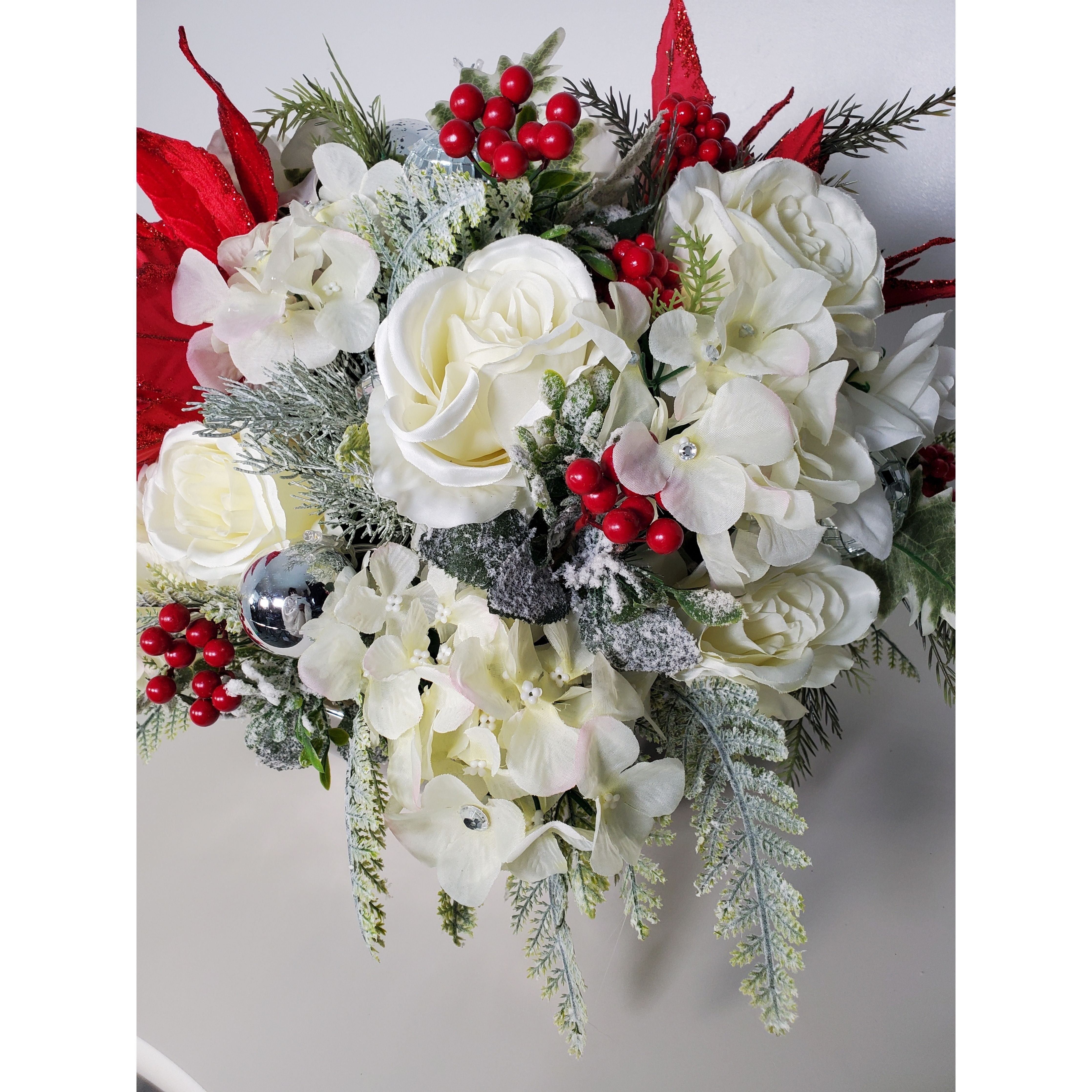 Winter Artificial Flower Arrangement