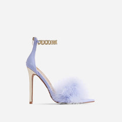 pointed toe stiletto high heels female furry sandals wholesale women's clothing Nihaostyles NSLAX67883