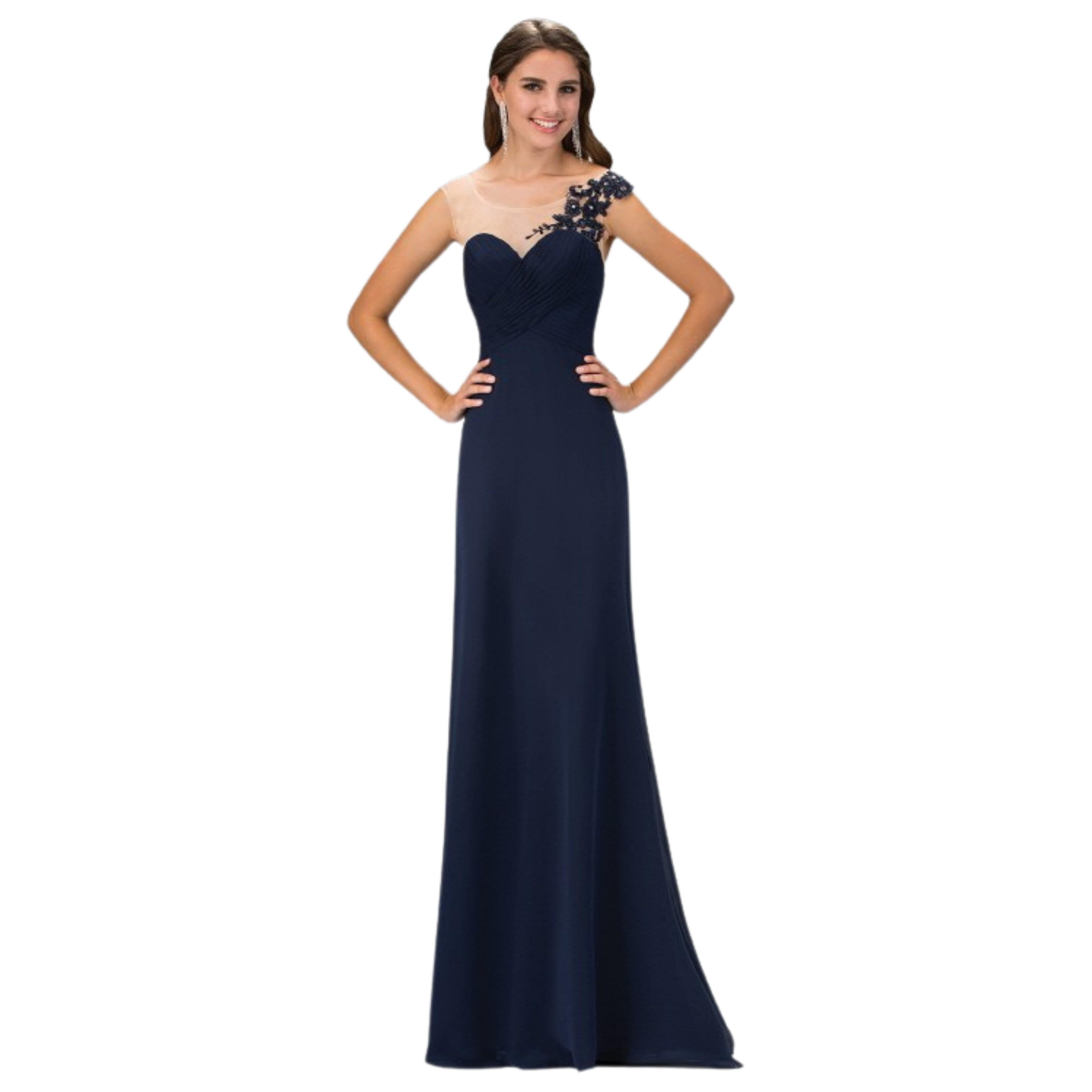 Floor-Length Elegant Corset Evening Gown - Samarlie