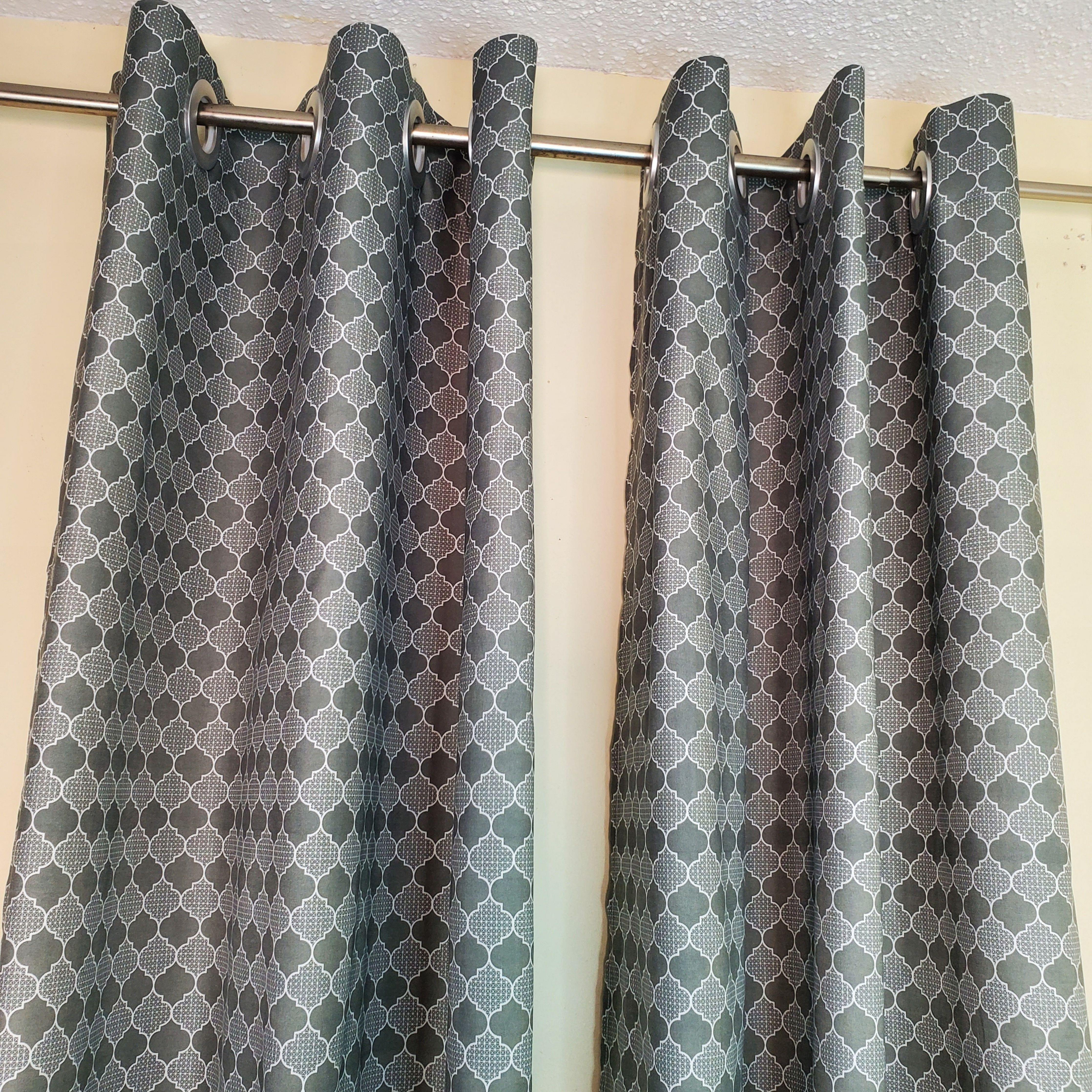 Green Gourmet Curtains From Queen Set - Samarlie