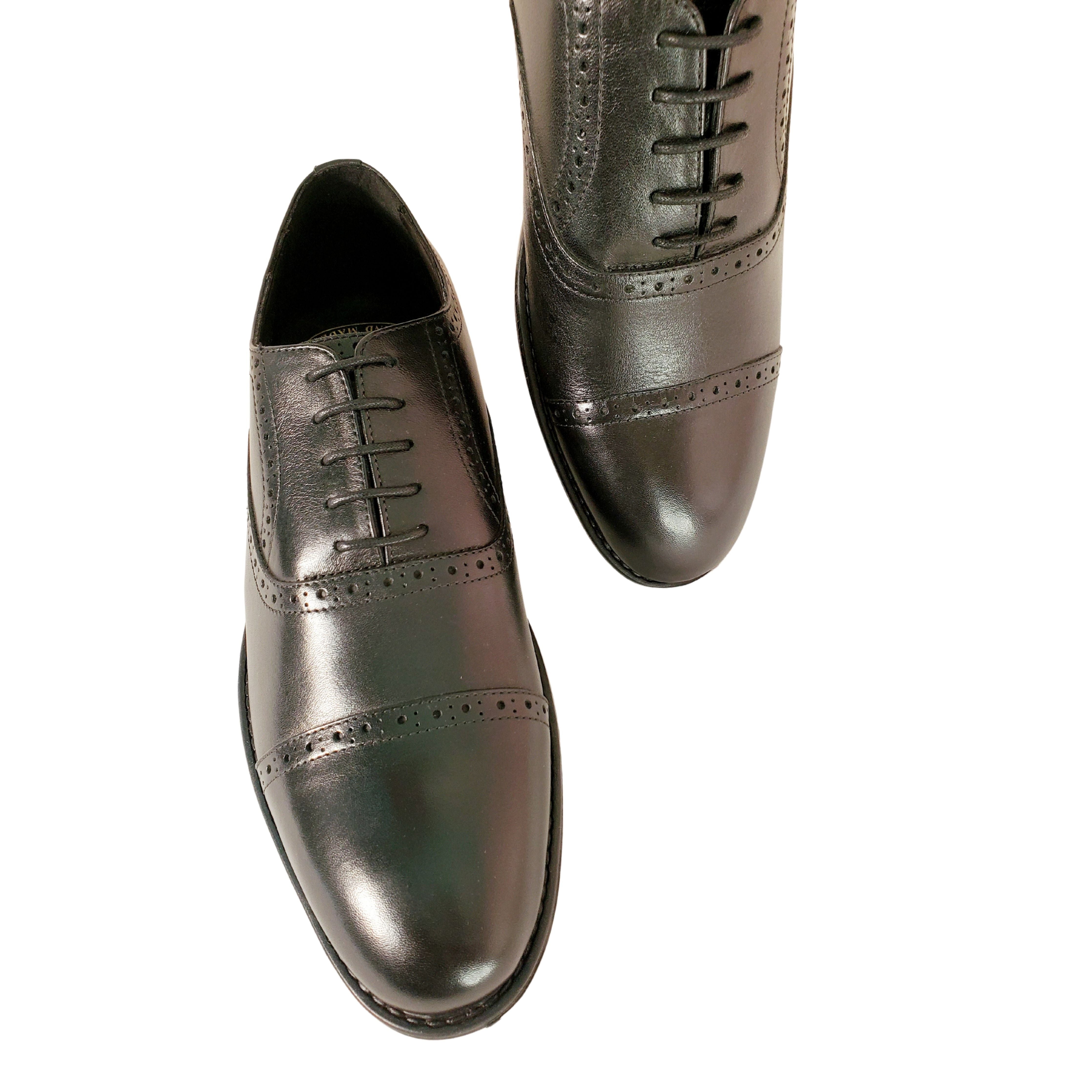 Double Brogue Oxford Tan or Black Shoes