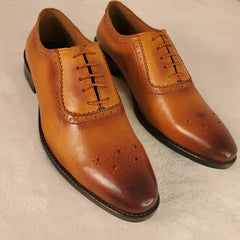 Oxford Brogue Wingtip Shoes