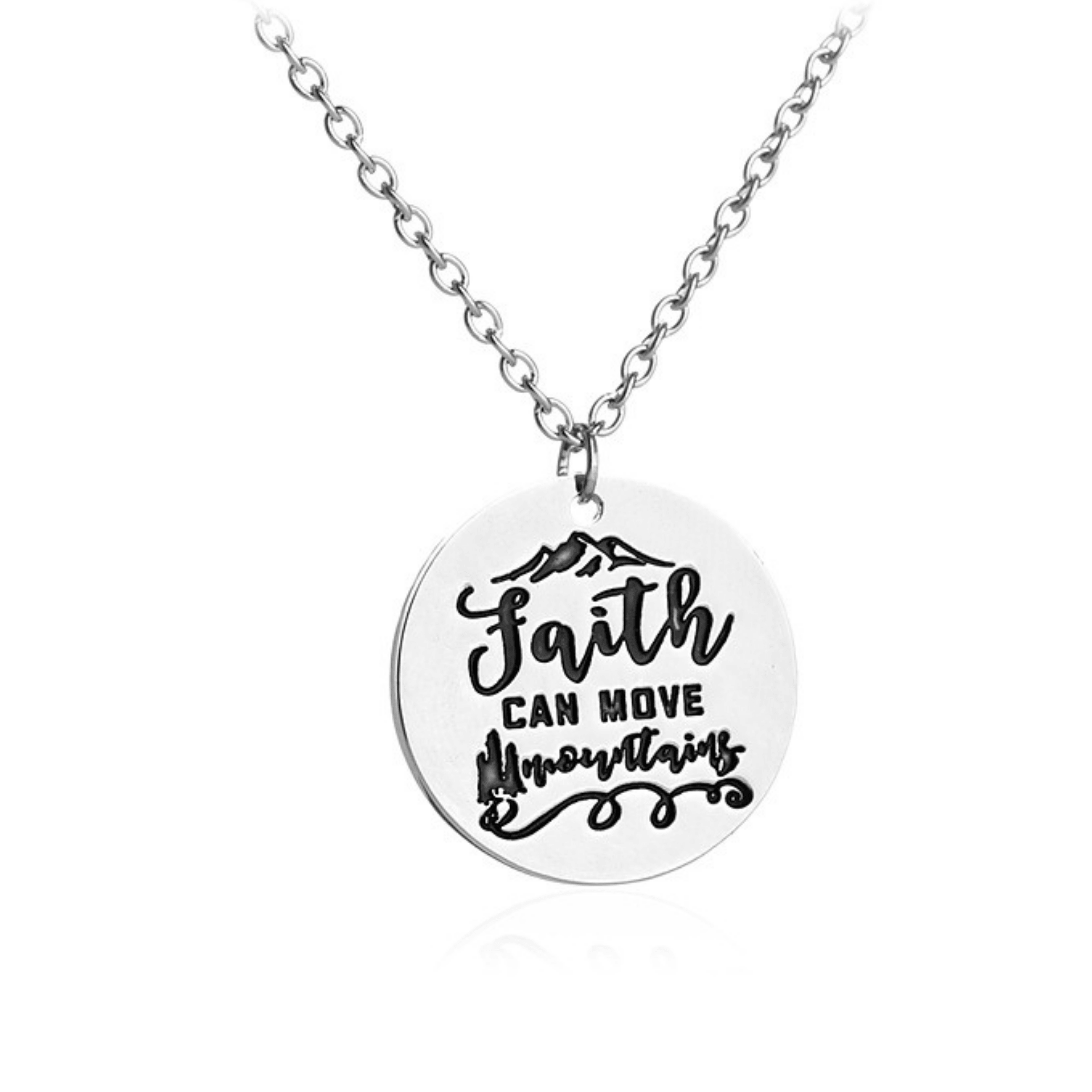 Faith Can Move Mountain Necklace - Samarlie