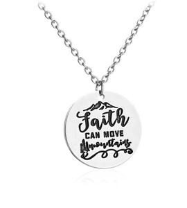 Faith Can Move Mountain Necklace