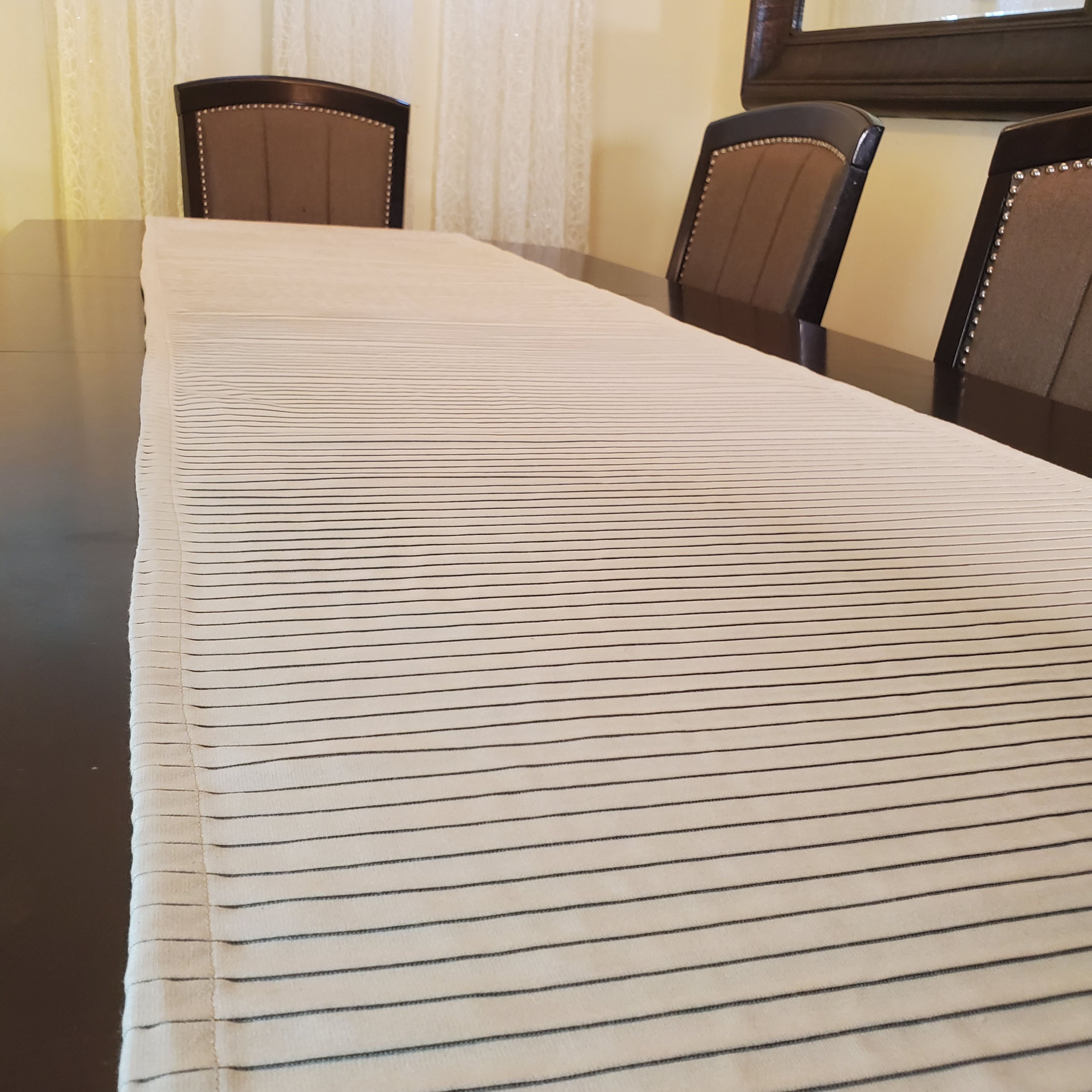 Beige Table Runner