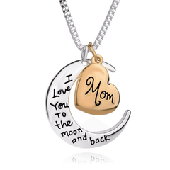 I Love You Mom Pendant Necklace - Samarlie