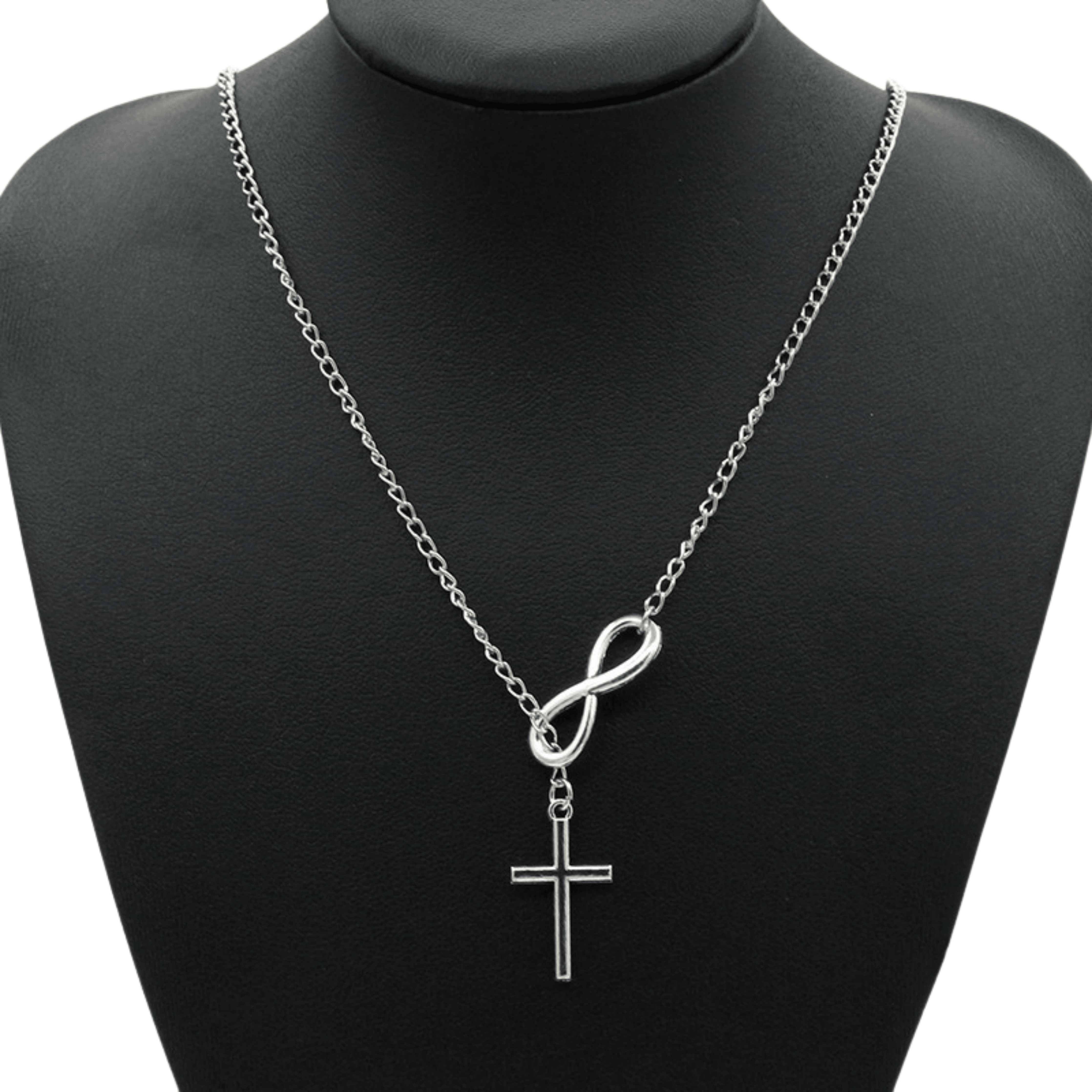 Silver  Cross Necklace - Samarlie