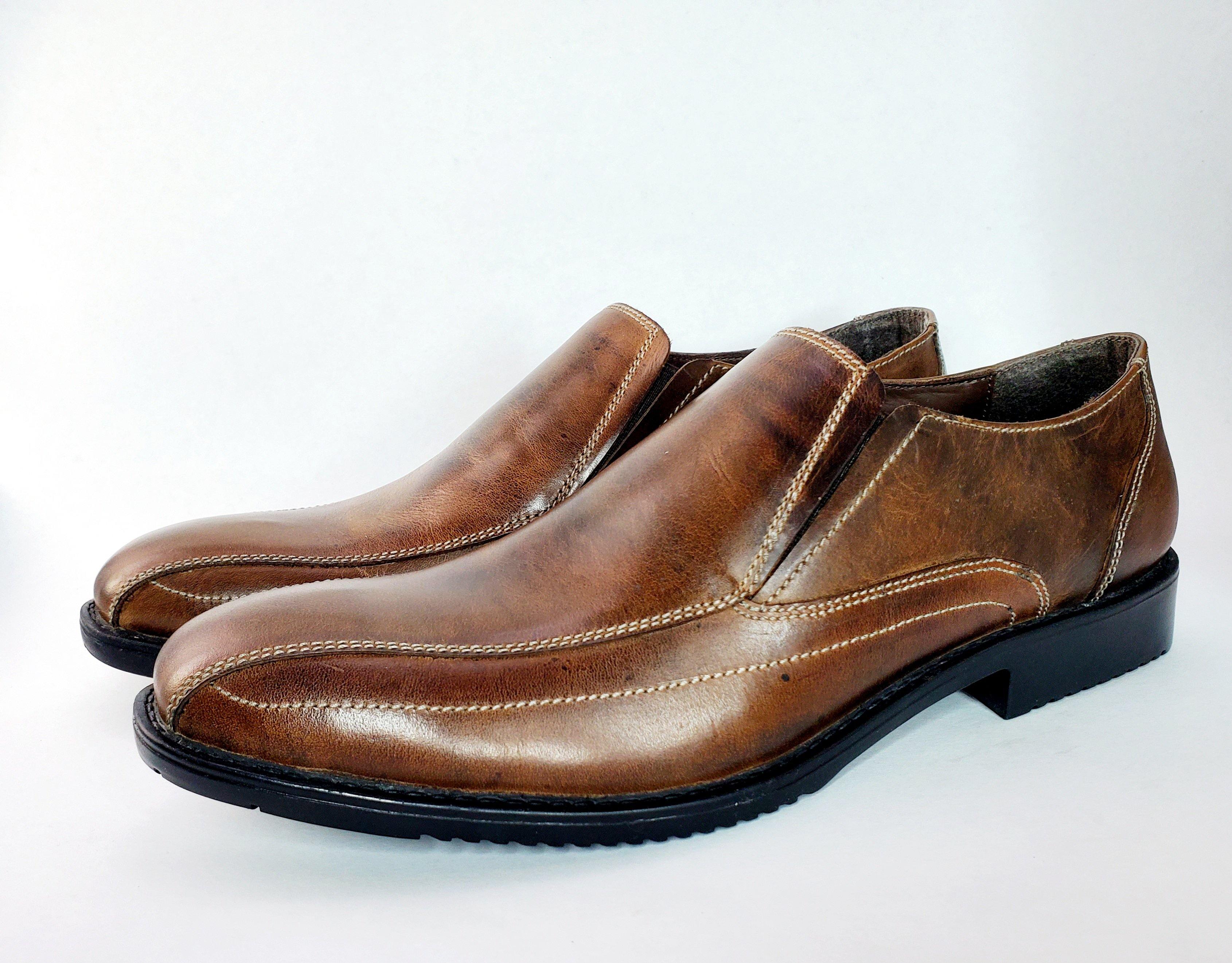 Stitched Slip-On Business Dress Shoes - Samarlie