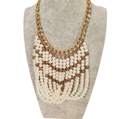 Ivory Beaded Necklace - Samarlie