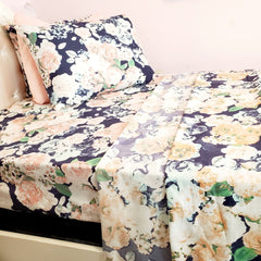 Floral Print Full Size Bedroom Set