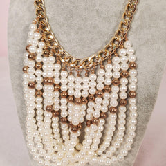 Ivory Beaded Necklace - Samarlie