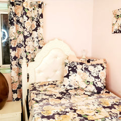 Floral Print Full Size Bedroom Set