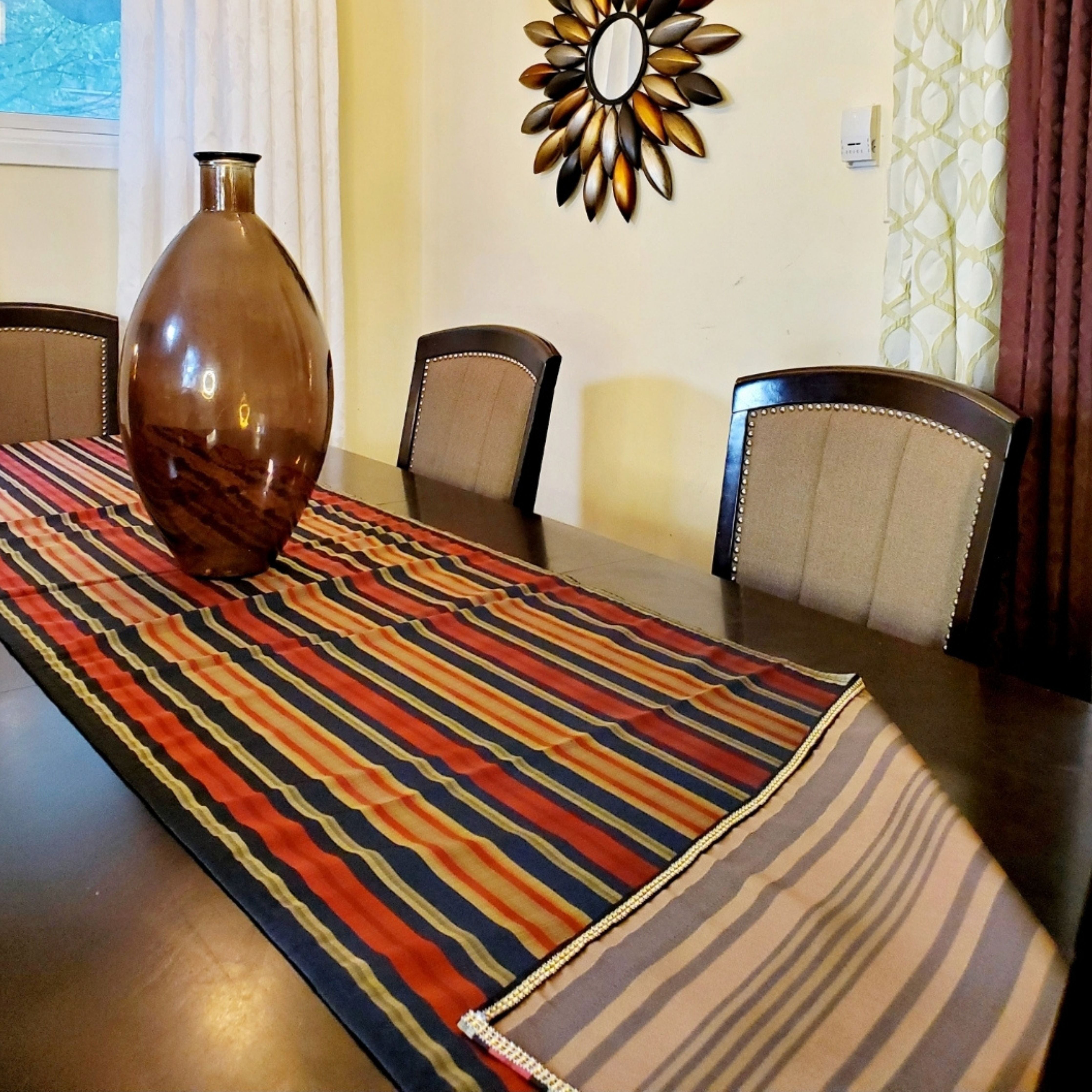 Two Sided Dark color Table Runner