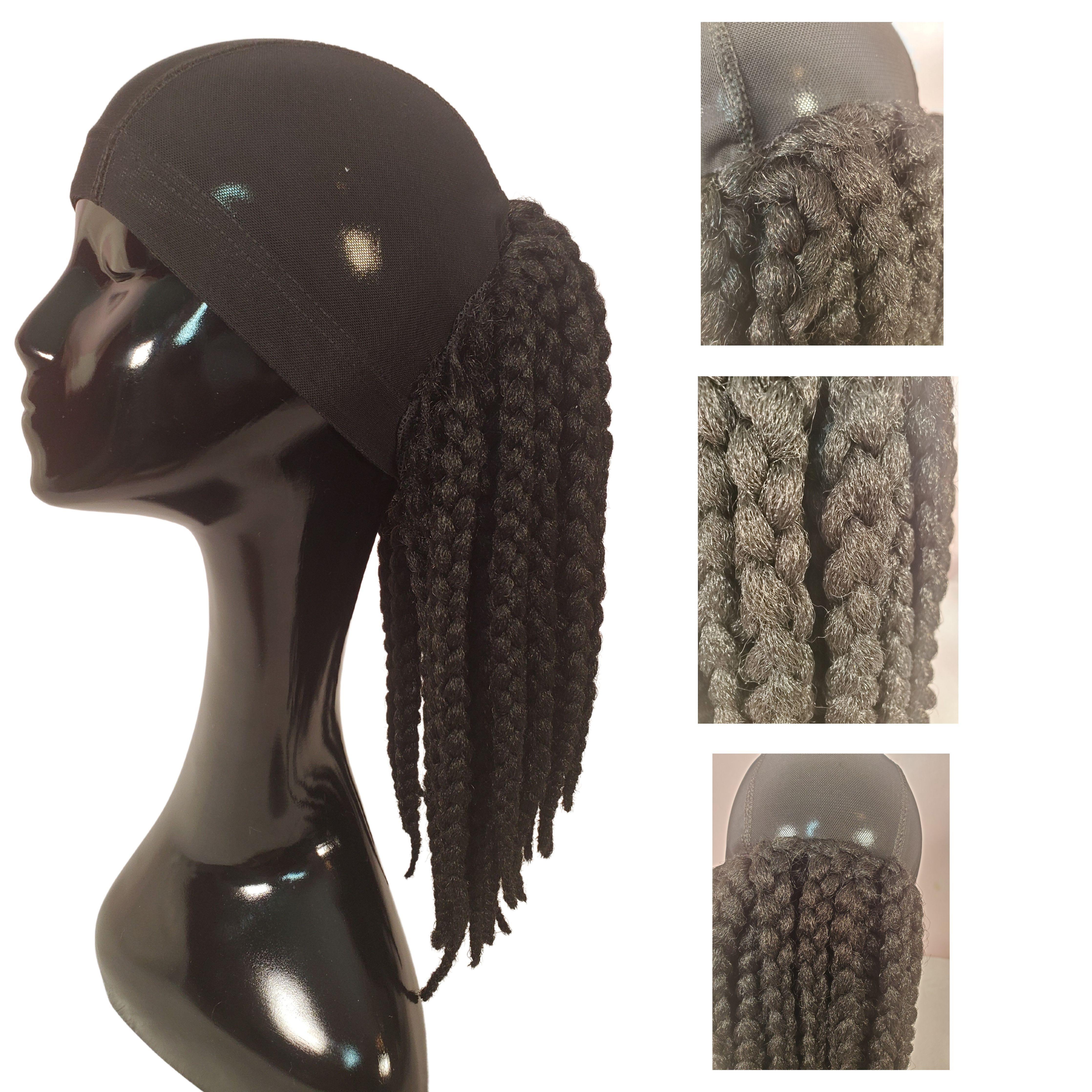 Short Braided Hair Cap Ponytail - Samarlie