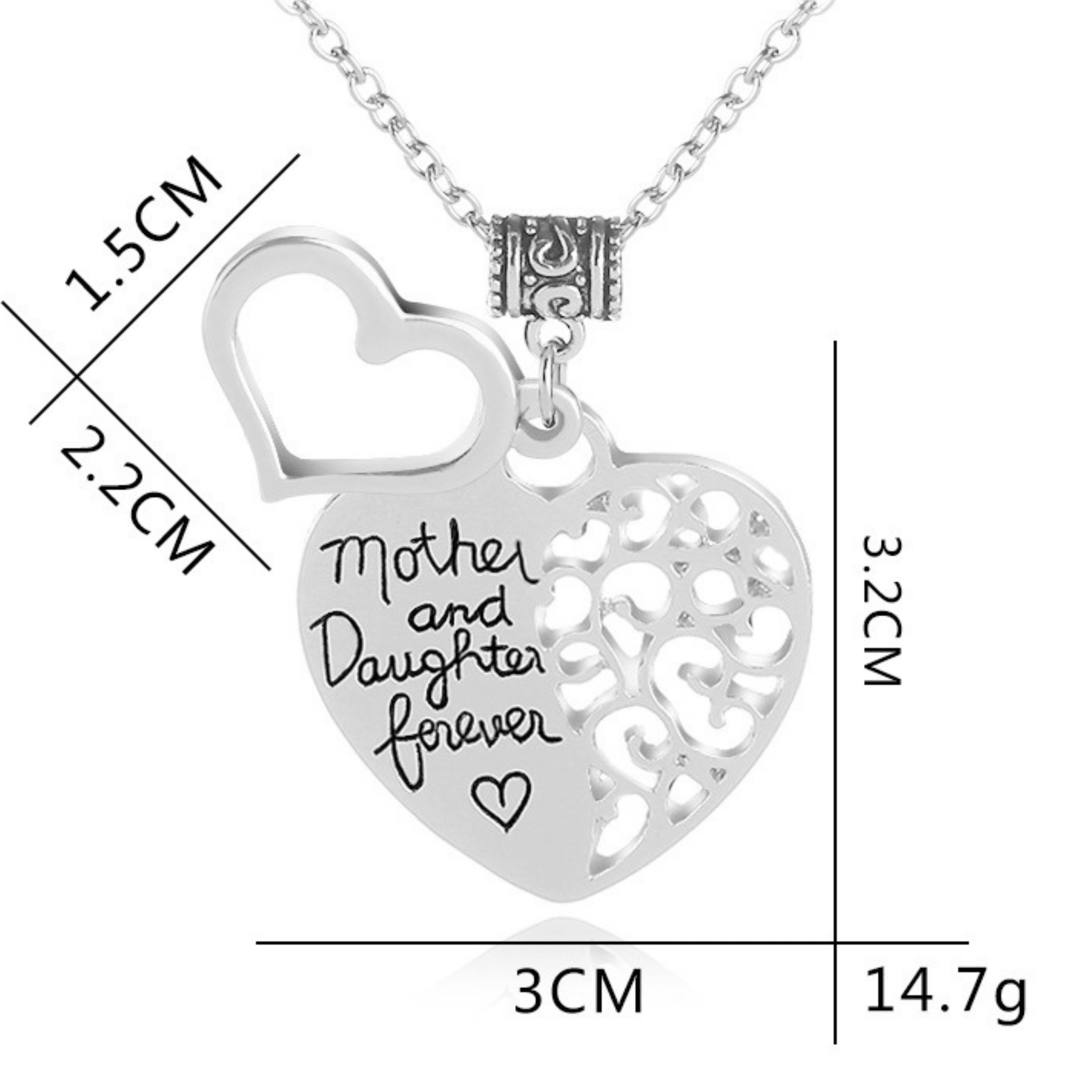 Love Lettering Mother And Daughter Necklace - Samarlie