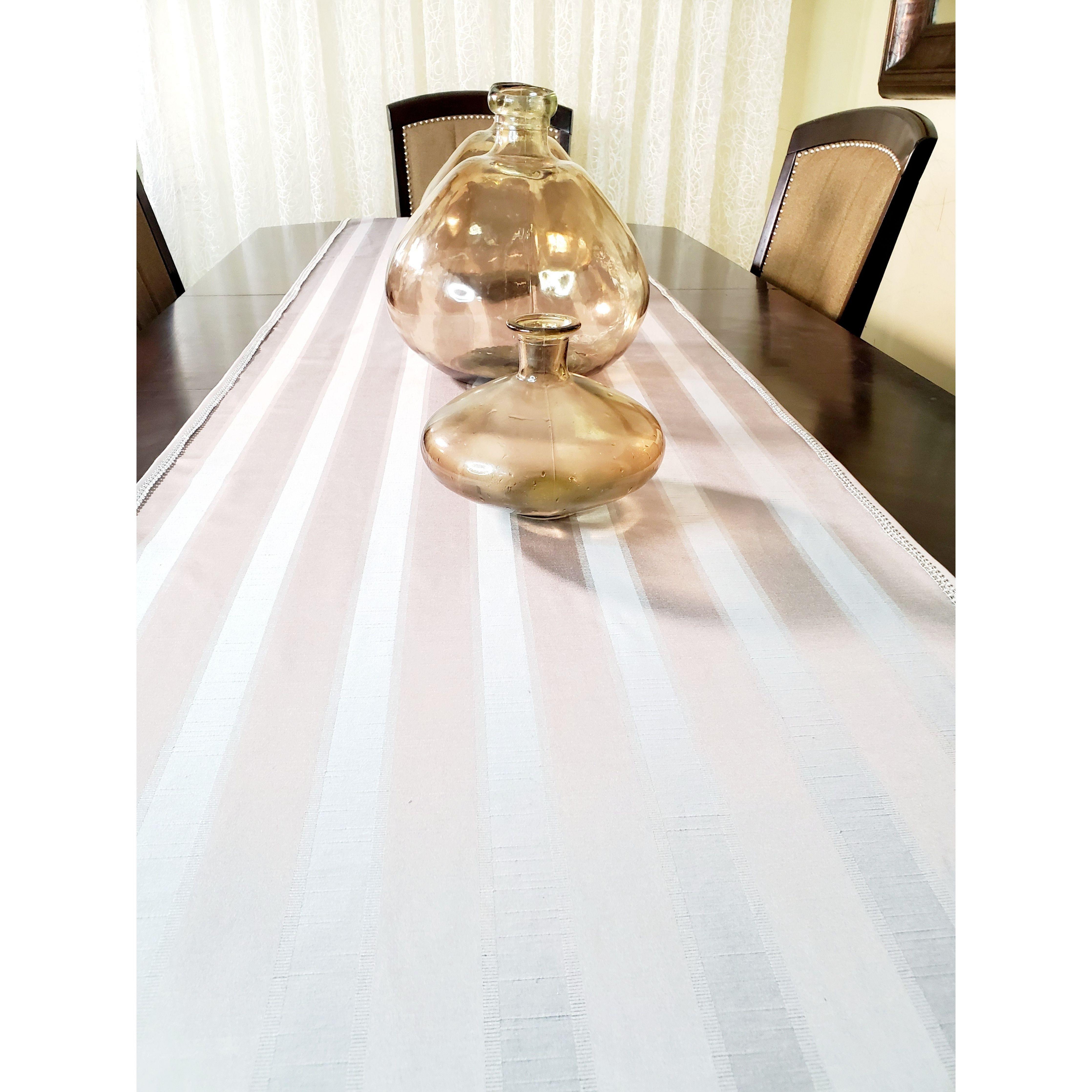 Green rhinestone edge Table Runner - Samarlie