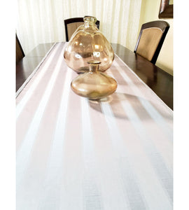 Green rhinestone edge Table Runner