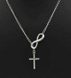 Silver  Cross Necklace