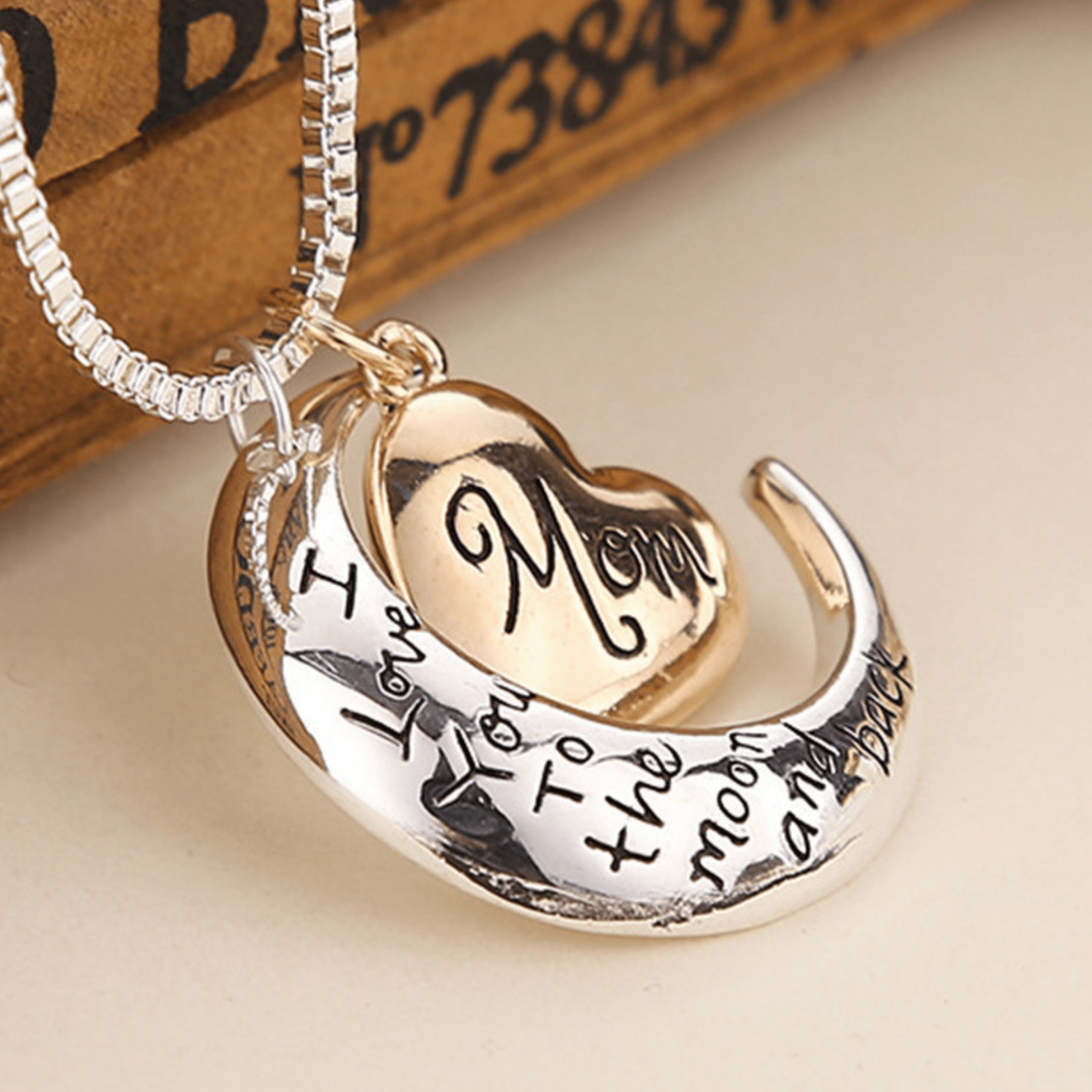 I Love You Mom Pendant Necklace - Samarlie