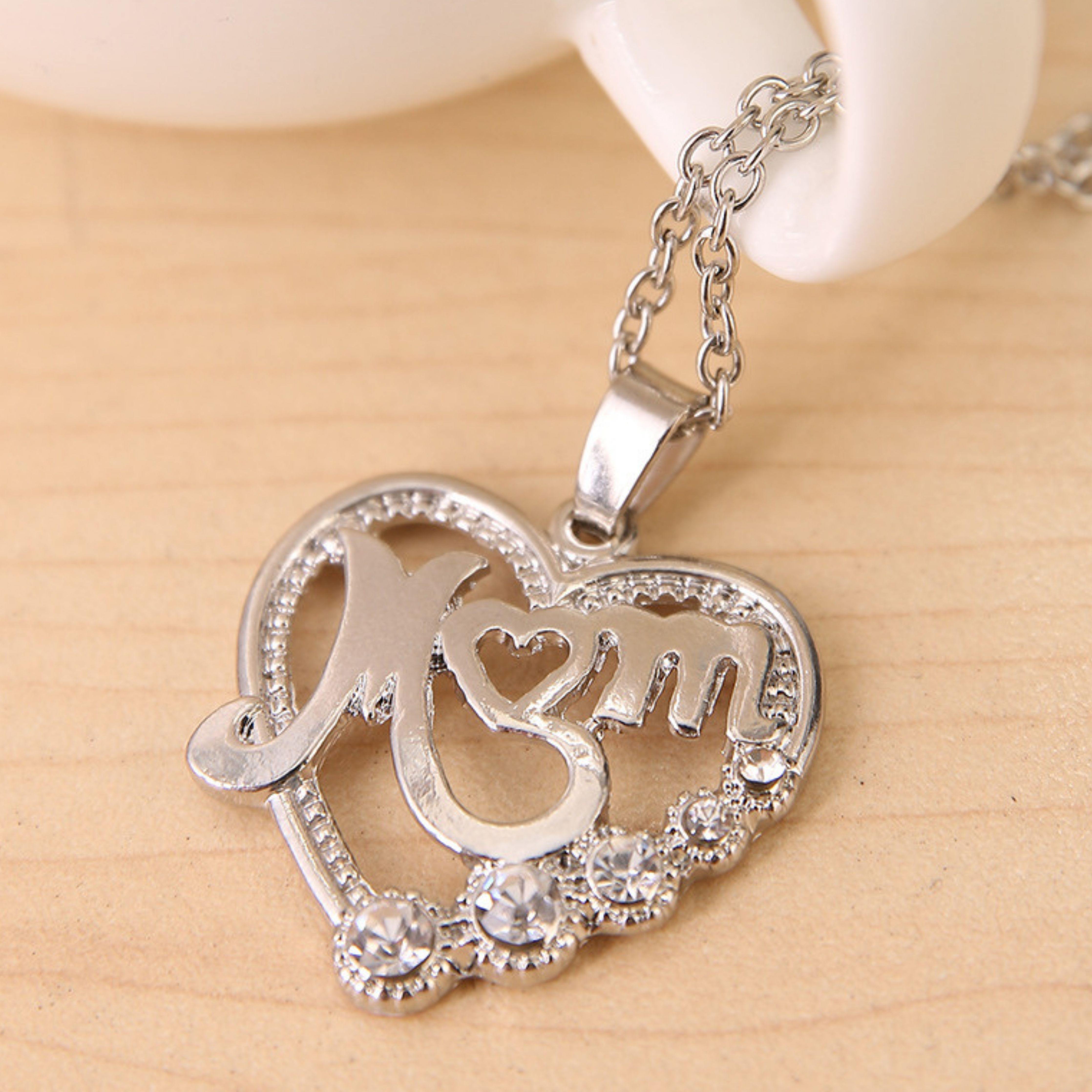 Love Heart Mom Necklace - Samarlie