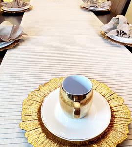 Beige Table Runner