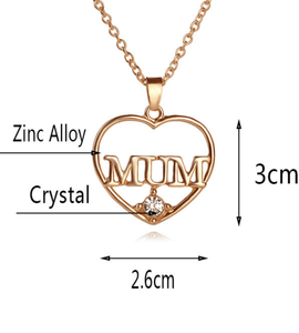 Mum Birthstone Personalized Necklace