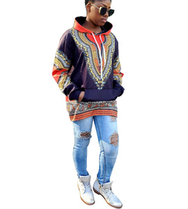 Classic African Style Dashiki Women Hoody