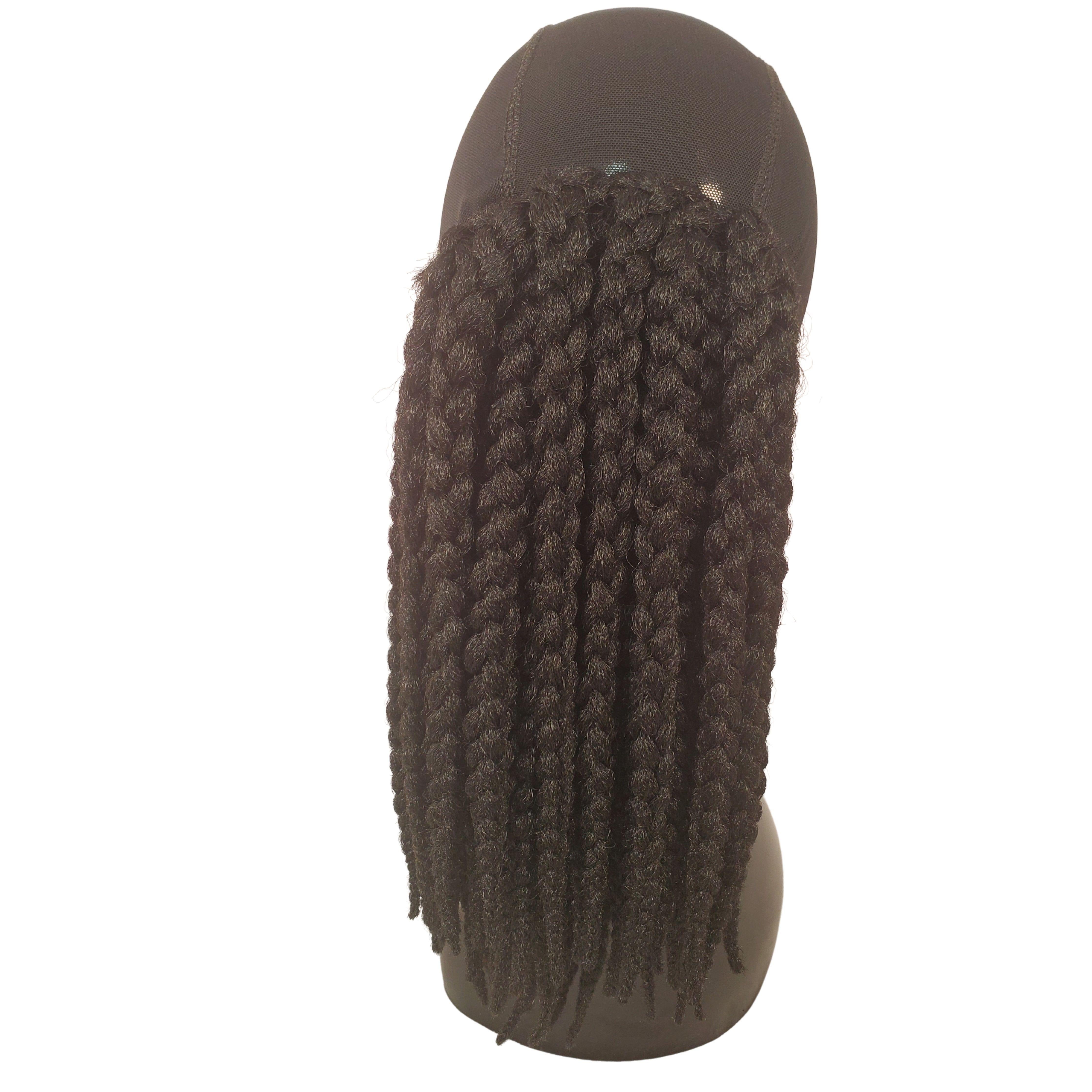 Short Braided Hair Cap Ponytail - Samarlie