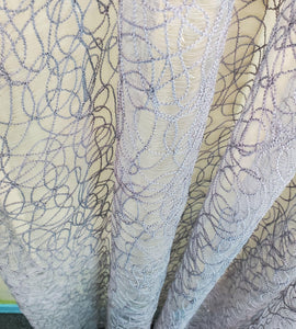 Geometric Embroidered Sheer Curtains