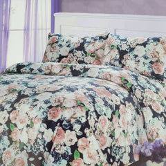 Floral Print Full Size Bedroom Set