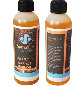 Carrot Hair Oil for High Porosity