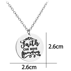 Faith Can Move Mountain Necklace - Samarlie