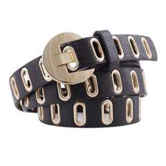 Corn Eye Decorated Black Belt - Samarlie