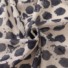 Fashion Wild Ink Dots Linen Shawl - Samarlie