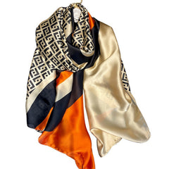 Elegant Colorful Simulation Silk Scarf - Samarlie