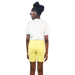 Short Yellow Girls' Pants - Samarlie