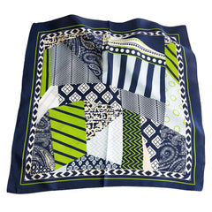 Small Silk Square Handkerchief Scarf - Samarlie