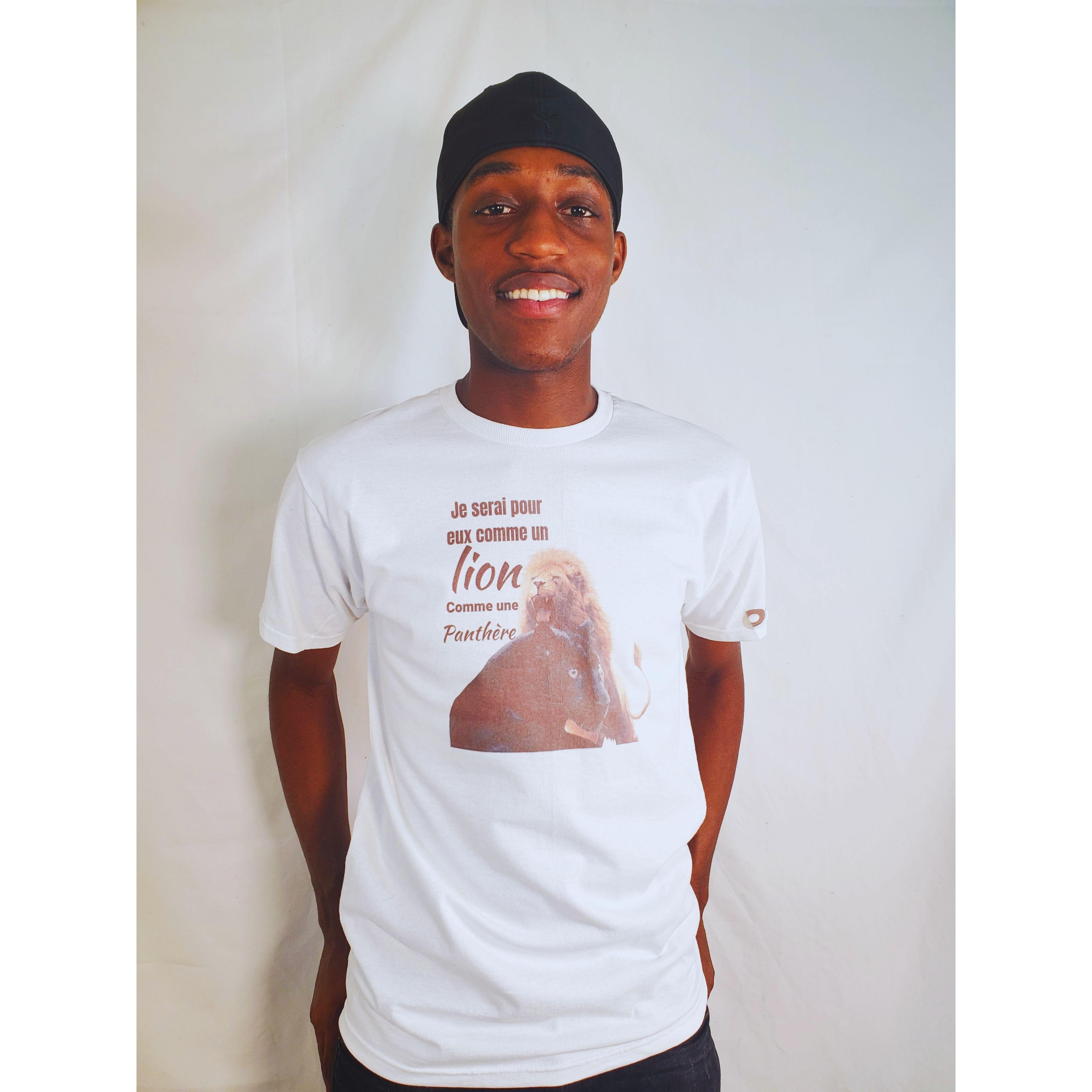 Lion and Panther Scripture T-Shirt - Samarlie