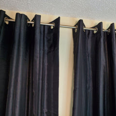 Two Tone Black Gourmets Window Curtain - Samarlie