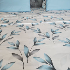 Elegant King Size Floral Printed Sheet Set