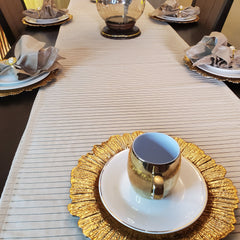 Beige Table Runner