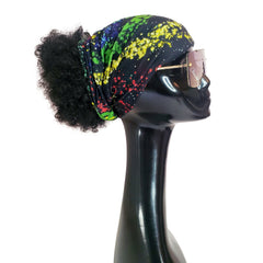 Black Curly Afro Bun Pony Cap - Samarlie