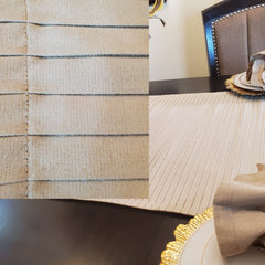 Beige Table Runner