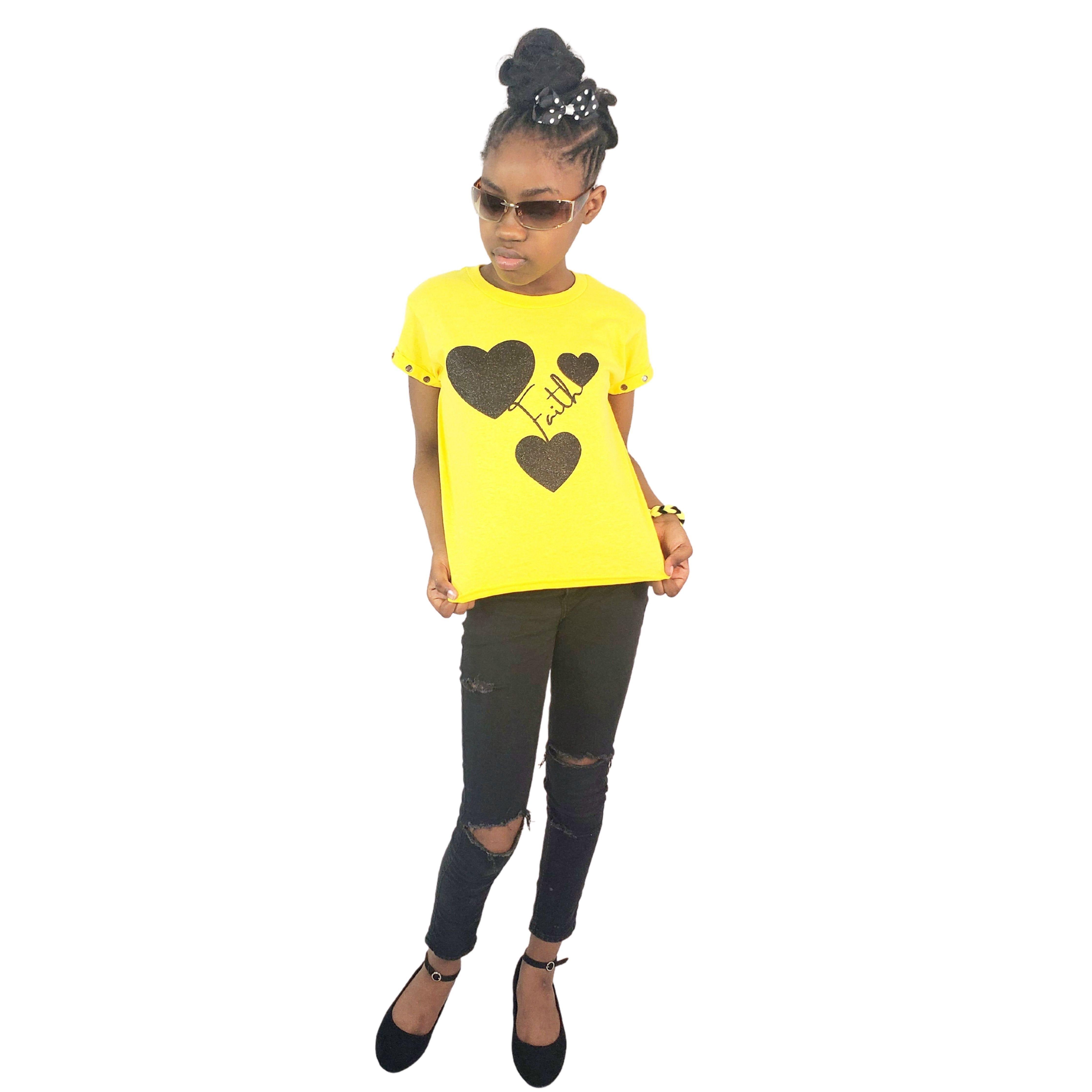 Faith Girl's T-Shirt - Samarlie