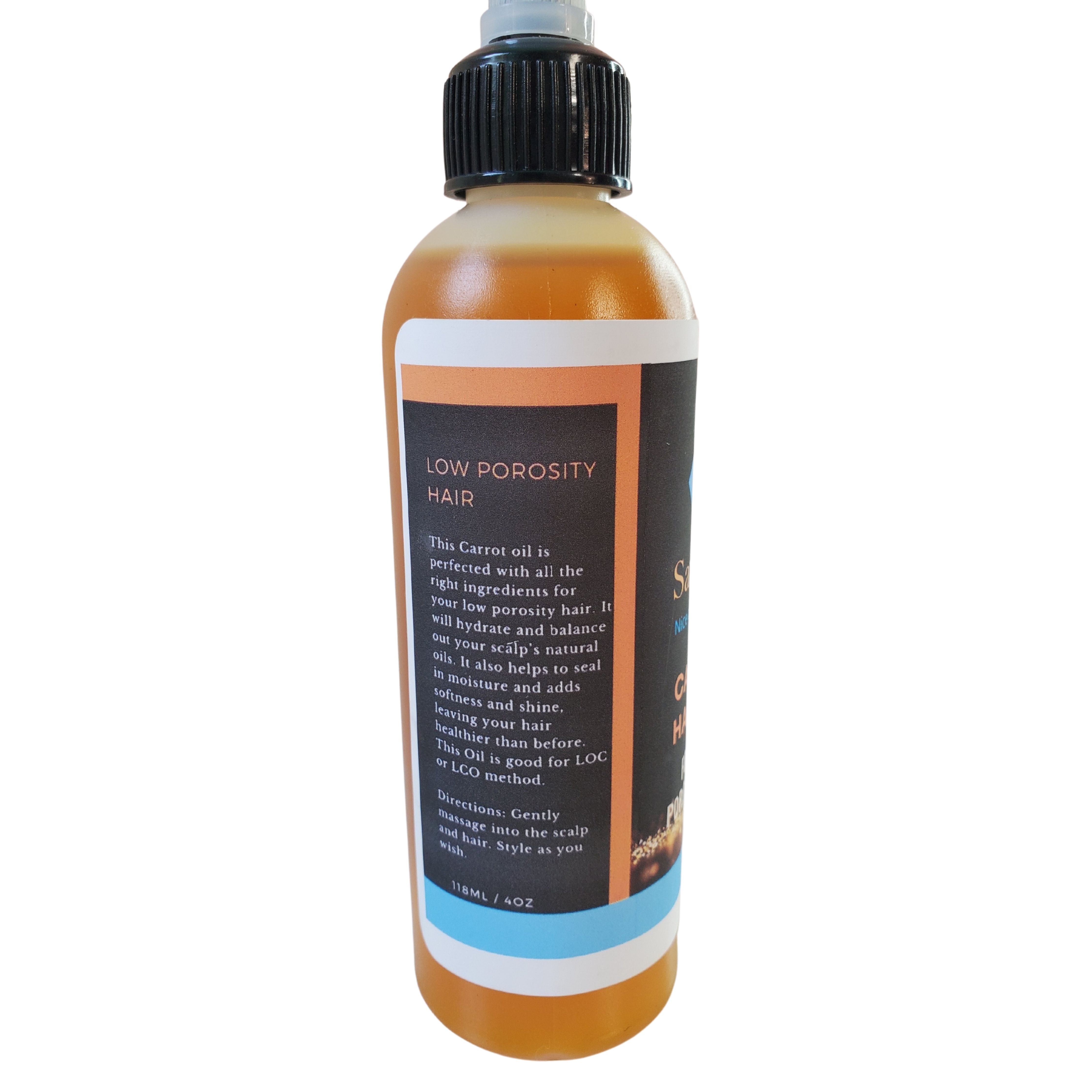 Carrot Hair Oil for Low Porosity