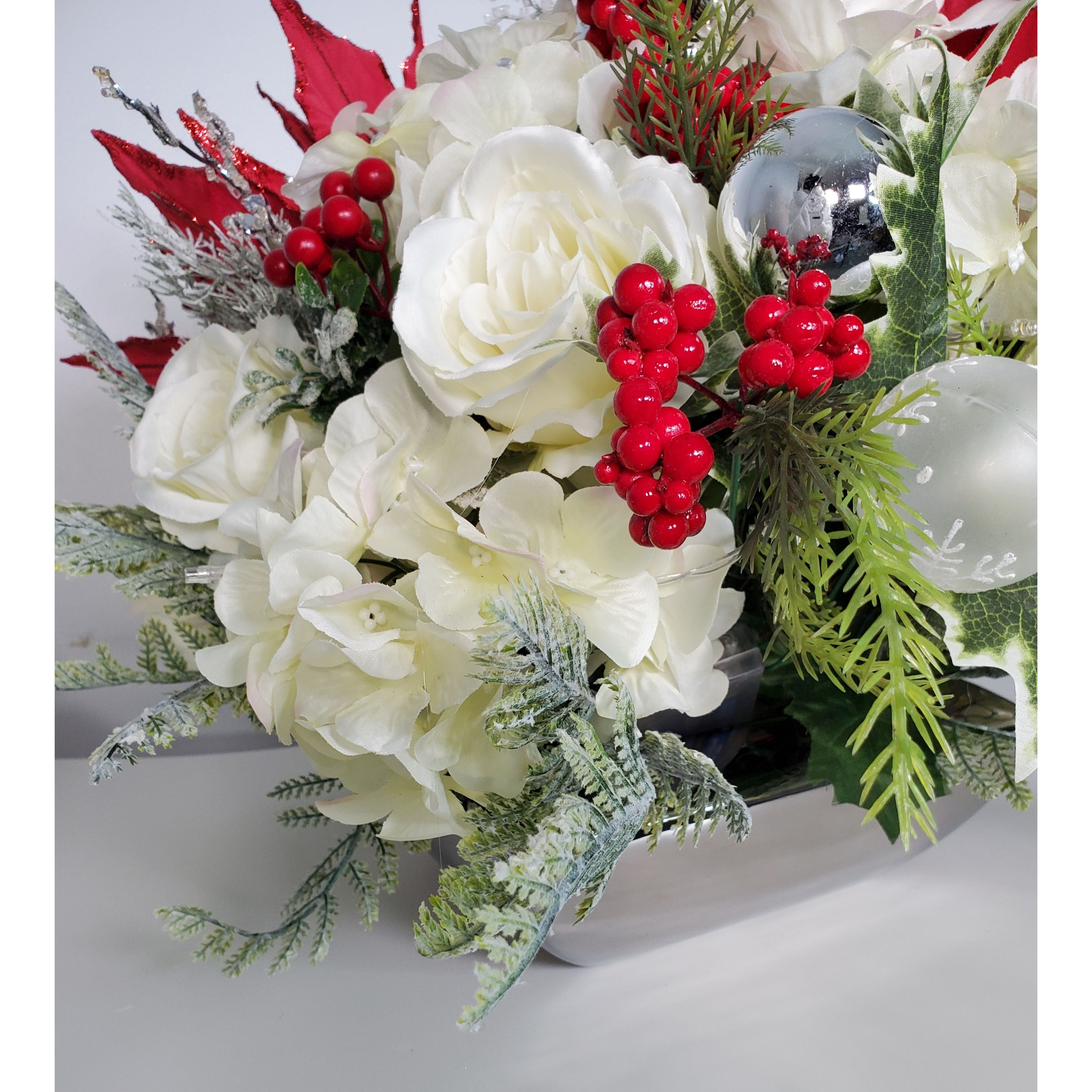 Winter Artificial Flower Arrangement